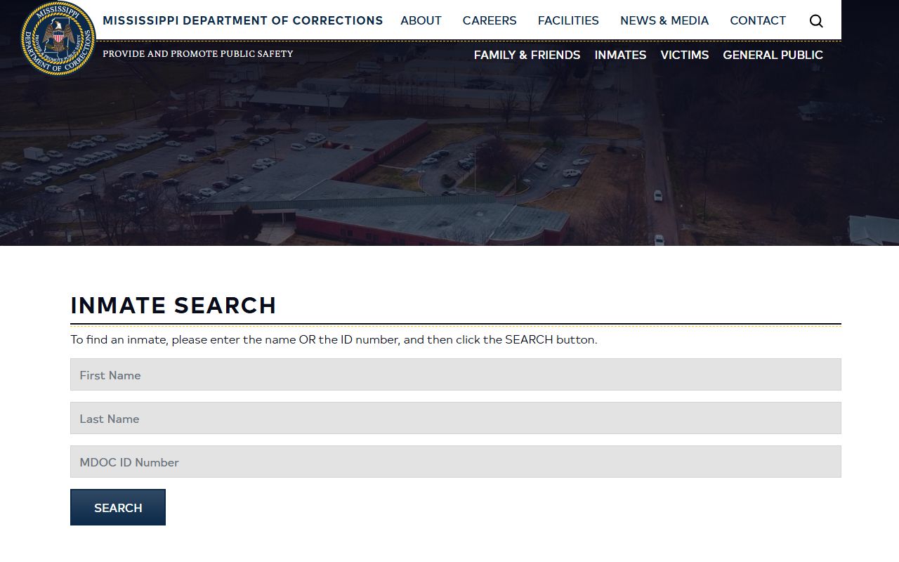 MDOC inmate search for Flowood Technical Violation Center lookup